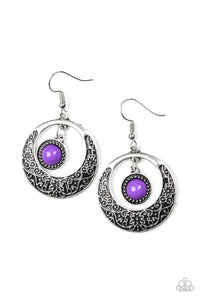 Paparazzi Accessories Wandering Waikiki Purple Earring 