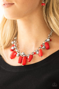 Paparazzi Accessories Grand Canyon Grotto Red Necklace 