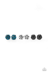 Starlet Shimmer Blue Globe Earrings