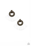 Paparazzi Accessories I Am Spartacus Brass Post Earring 