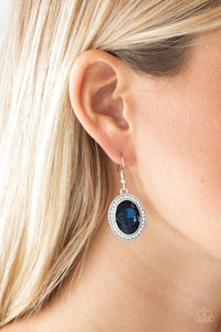 Paparazzi Accessories Only Fame In Town Blue Earring