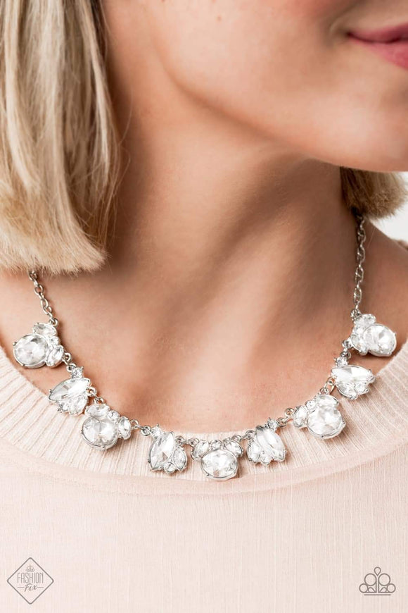 Paparazzi Accessories Bling to Attention White Necklace