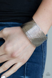 Paparazzi Accessories Retro Revamp Silver Bracelet 