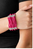 Paparazzi Accessories Outback Odyssey Pink Bracelet