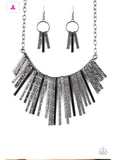 Paparazzi Accessories Welcome to the Pack Black Necklace